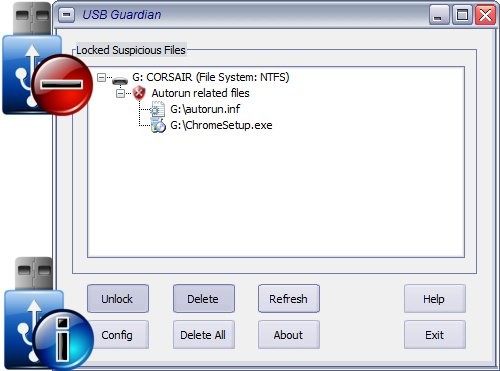 USB Guardian - USB Virüslerinden Koruma Programı