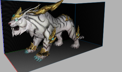 Metin2 3d Model - Gelismis White Lion preview
