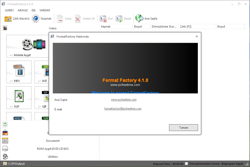 FormatFactory 4.1.0.0 Final | Katılımsız