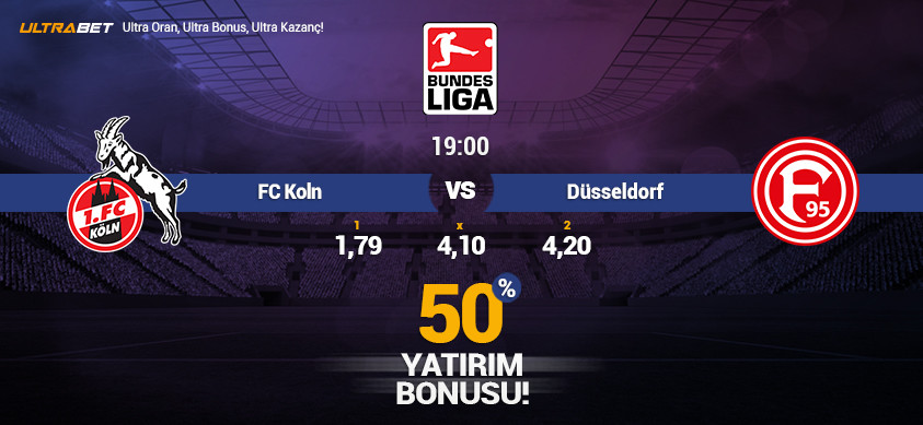 FC Koln vs Düsseldorf – Ultrabett’e Canlı İzle