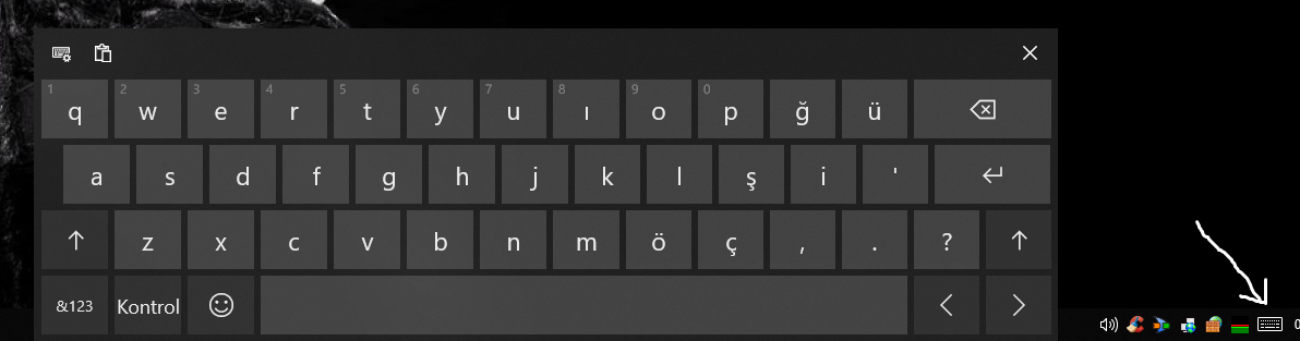 Touch Keyboard Bv17om