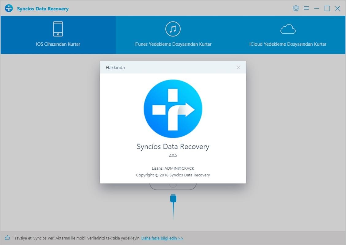 Anvsoft: SynciOS Data Recovery 2.1.3 | Full