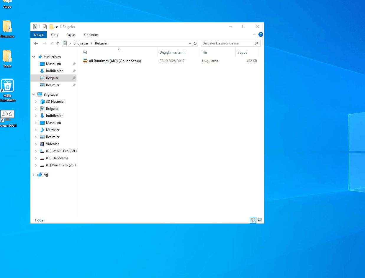 All In One Runtimes 1.0 | Online Installer