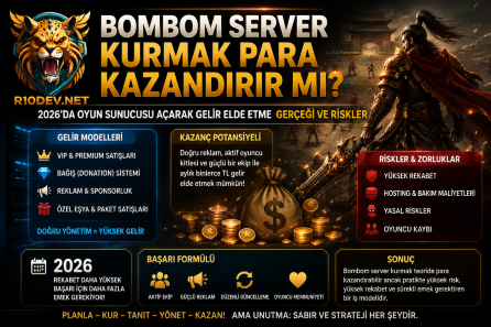 Bombom Server Kurmak Para Kazandırır mı? 2026 Gerçekleri