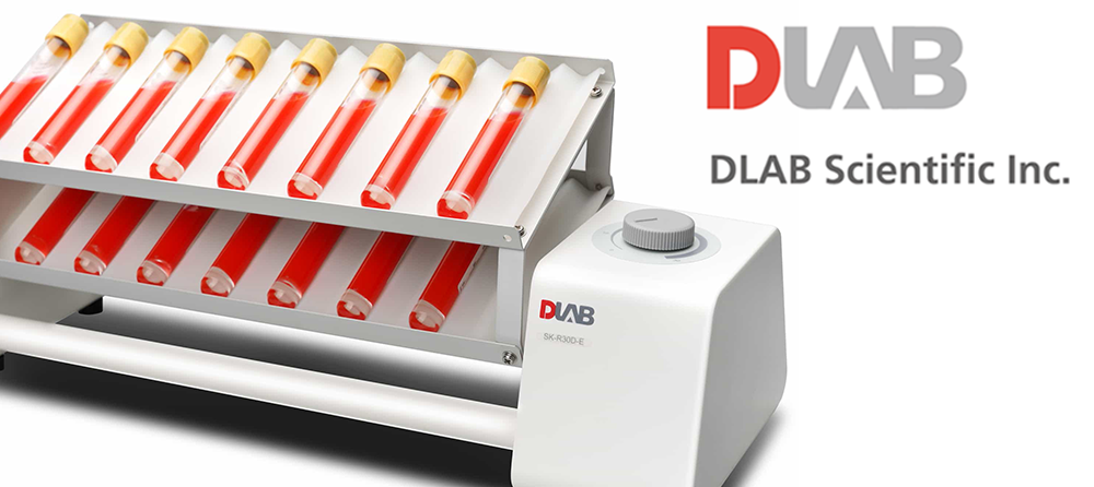 DLAB SK-R30D-E Tüp Karıştırıcı 16 X 5- 10 ml kan tüpleri veya 6 X 50 ml tüpleri sallayabilir.