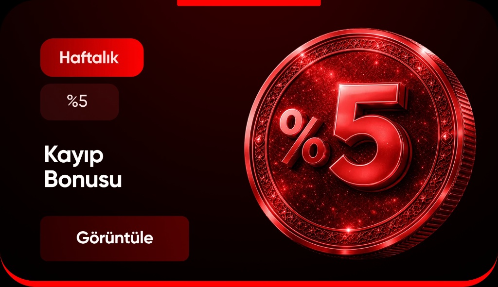 Haftalık %5 Kayıp Bonusu