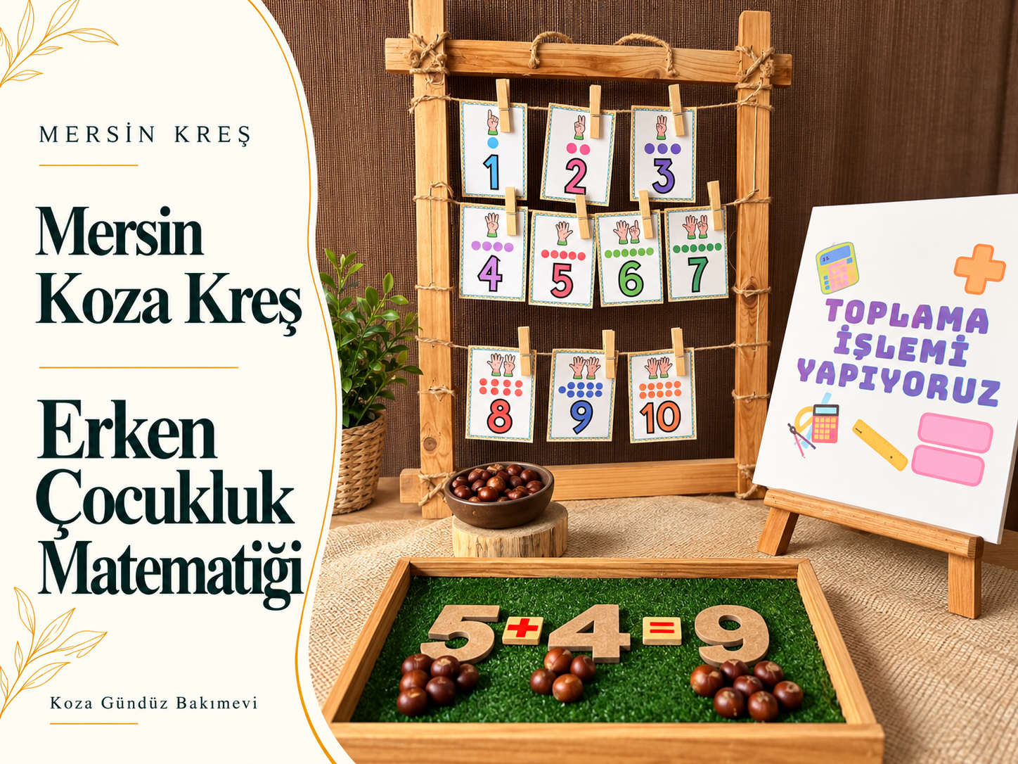 Koza Kreş Erken Çocukluk Matematiği etkinliği