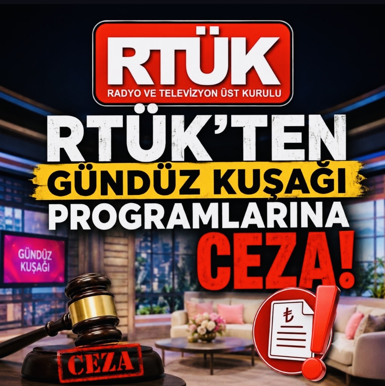 Gündüz Kuşağı Programlarına RTÜK Şoku! Ceza Yağdırdı!