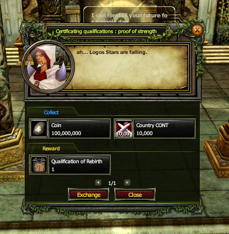 SexyKO Rebirth Gereksinimleri