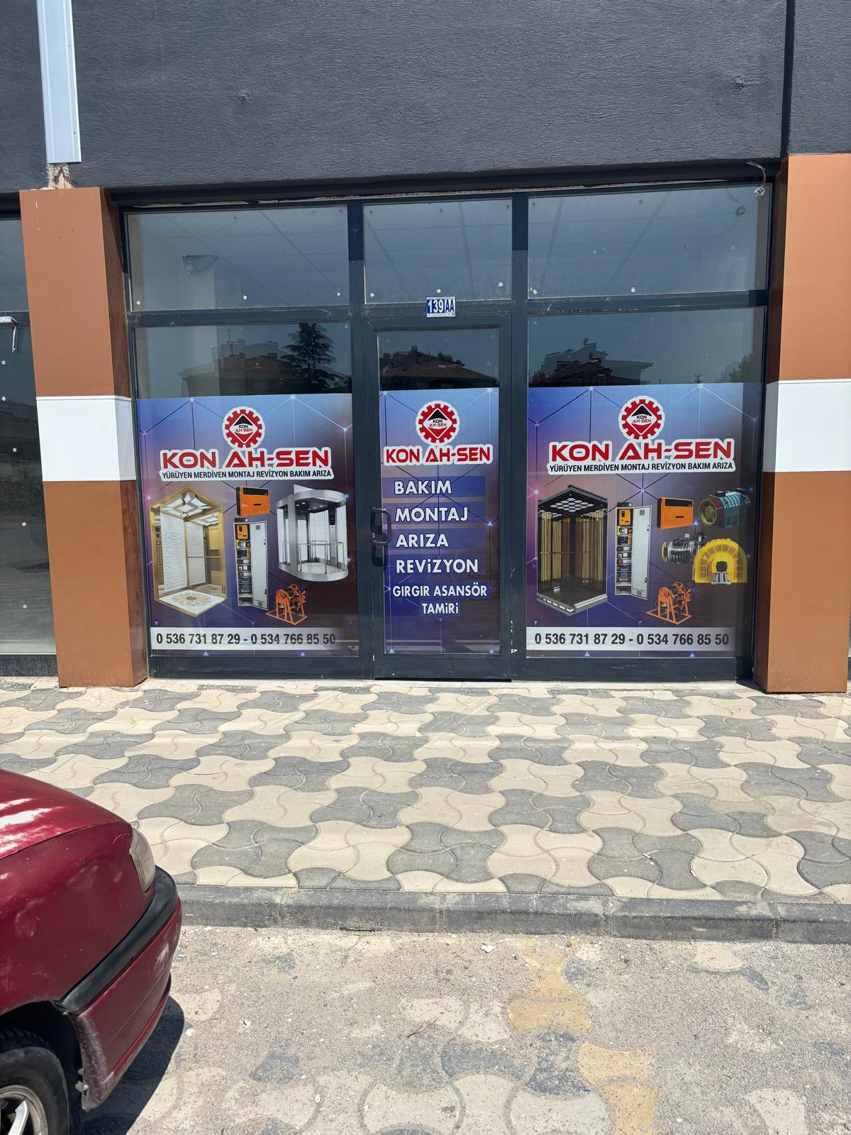 KON AH-SEN ASANSÖR saha çalışması 2