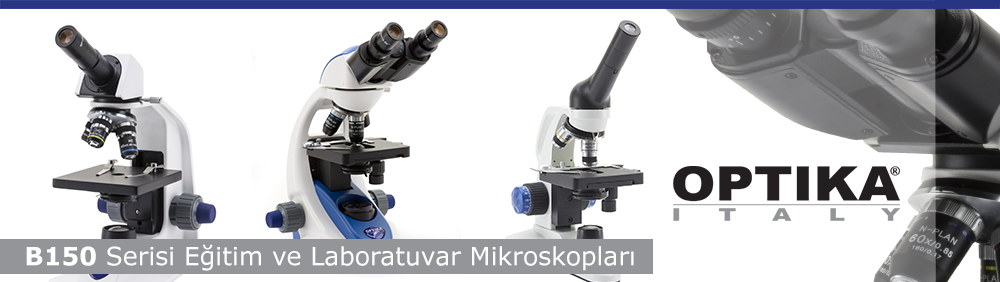 OPTIKA B-159 | Binoküler Laboratuar Mikroskobu -1000X Büyütme
