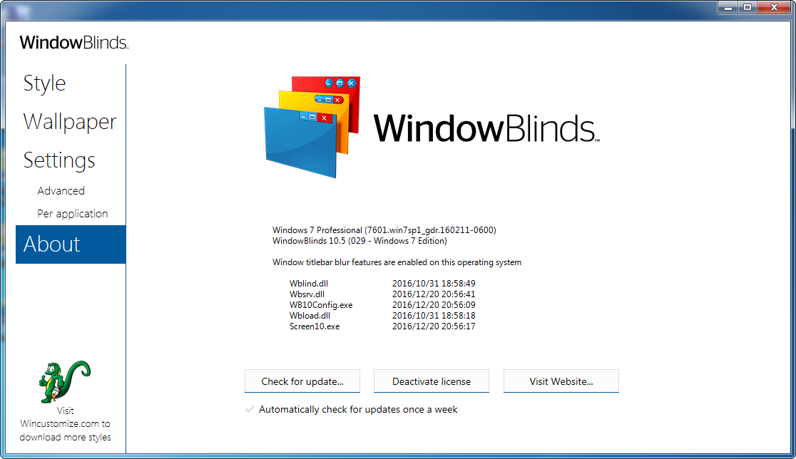 Stardock WindowBlinds 10.5 | Katılımsız