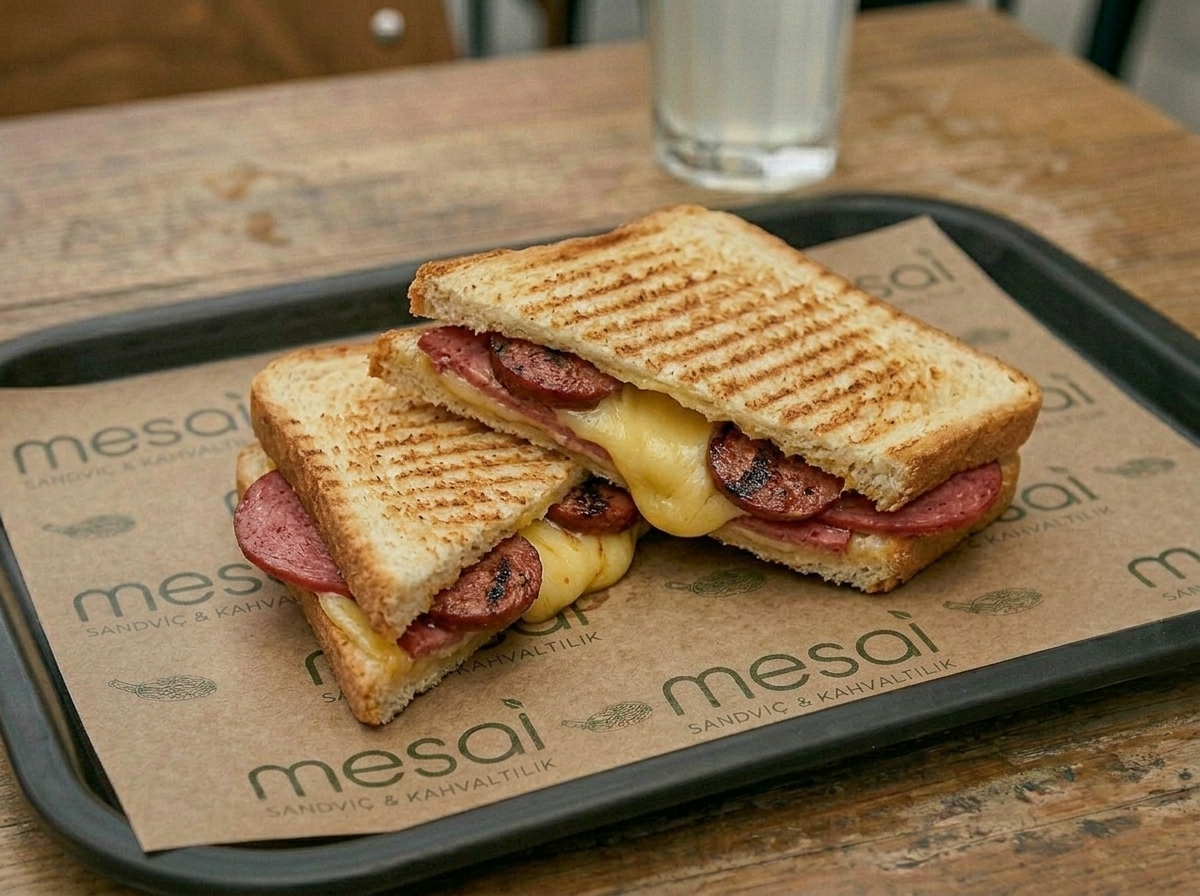 Sucuk Kaşar Salamlı Tost