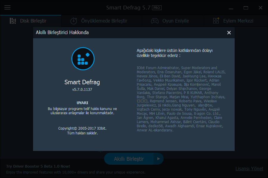 IObit Smart Defrag Pro 5.8.6.1286 | Katılımsız