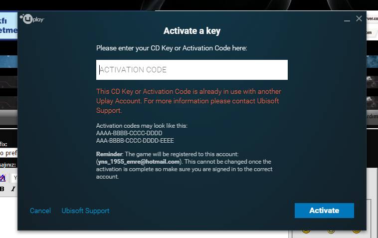 Account has been activated. Ubisoft activation code. Ключ активации Ubisoft connect. Пароль для Ubisoft. Uplay активация ключа.