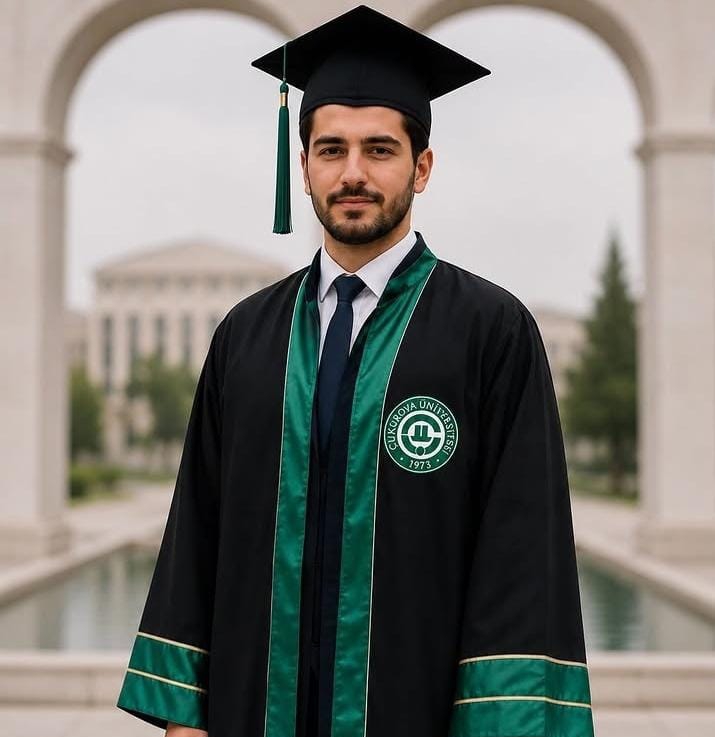 Gümüş Gri İki Renkli Cübbe
