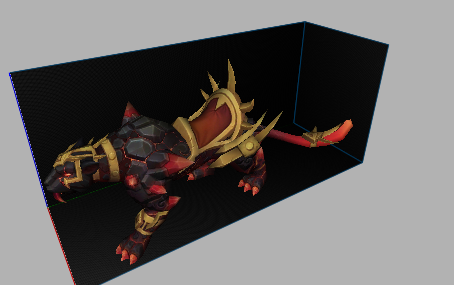 Metin2 3d Model - Red Vahsi Cita Binegi preview