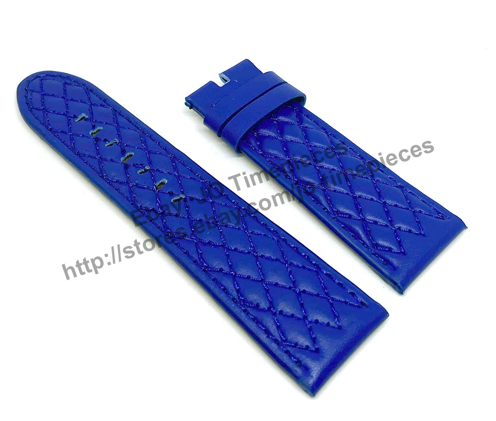 Comp Invicta S1 Rally 5661 , 17007 , 17008 , 27921 , 27933 , 27935 , 90099 - 26mm Blue Leather Watch Band Strap