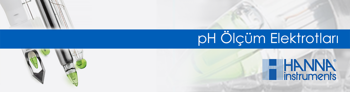 HANNA HI1230B PEI (Pollyether-Imide) pH Elektrodu BNC Konnektörlü 