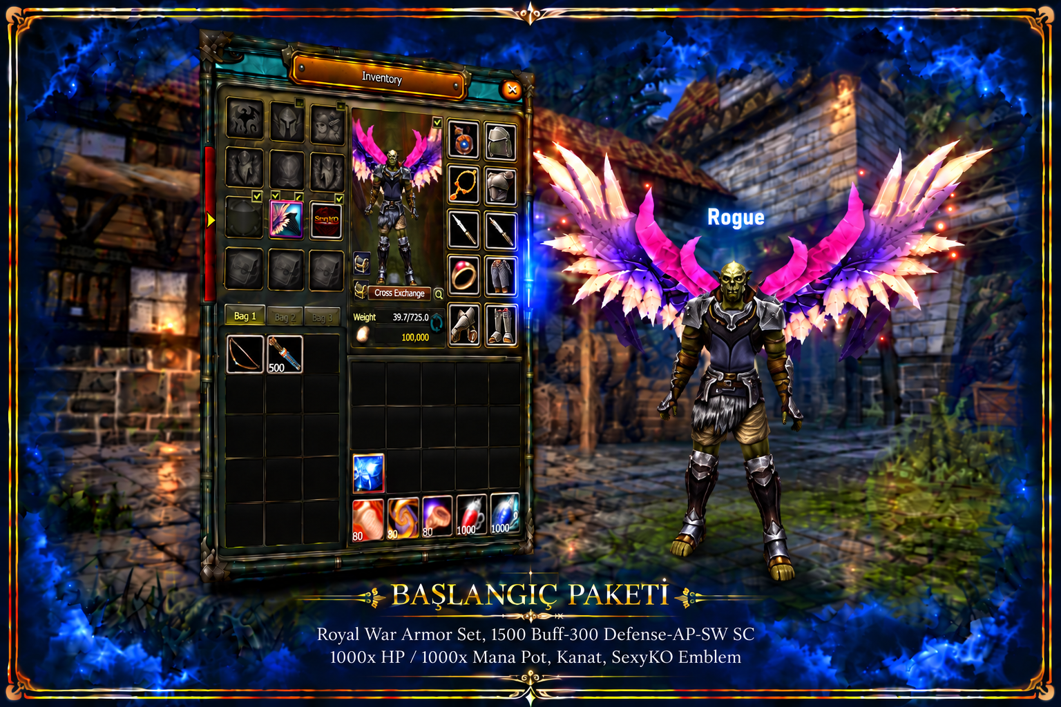 SexyKO Rogue Başlangıç