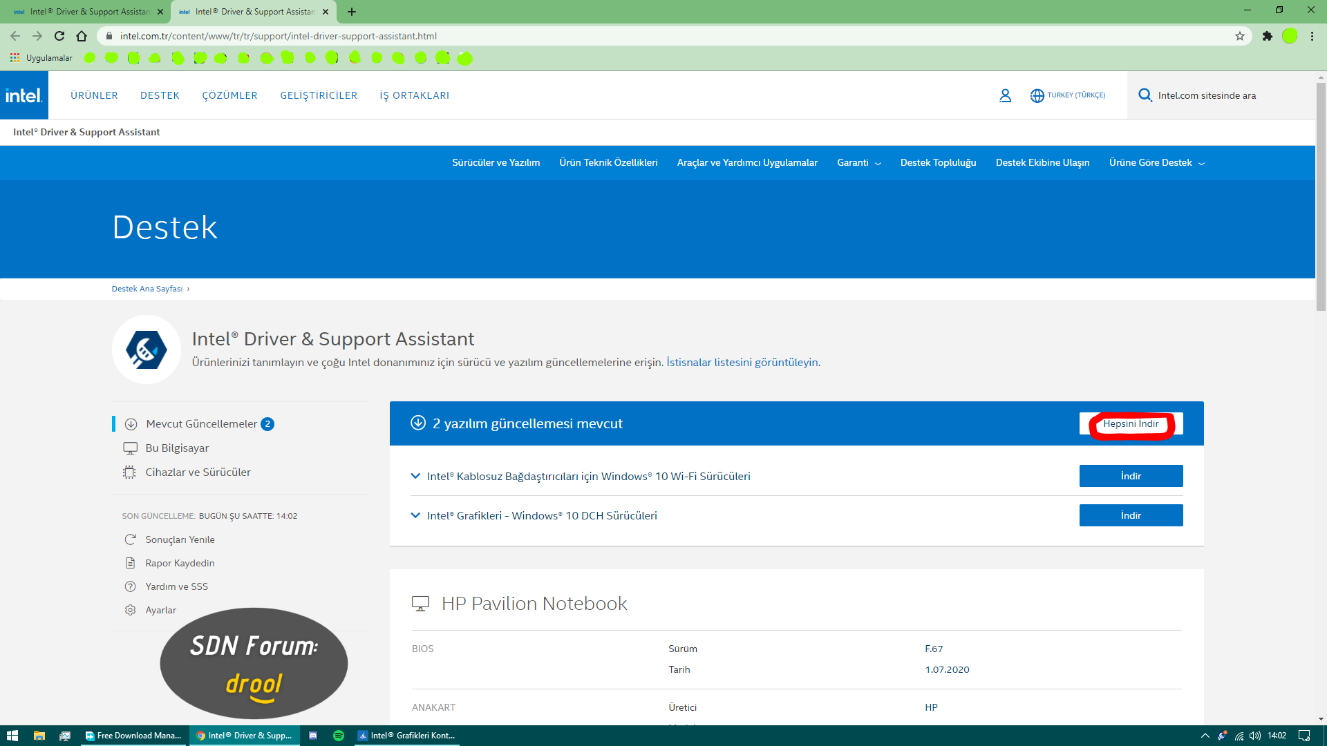 Intel Driver & Support Assistant 23.4.39.9 for windows download free