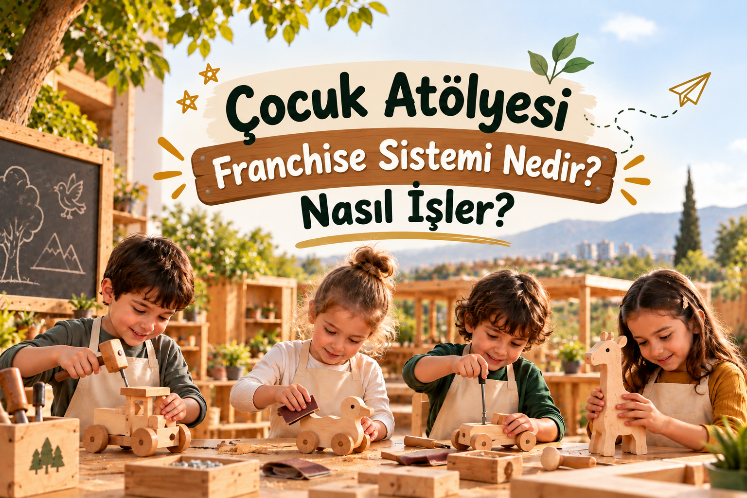 Çocuk atölyesi franchise sistemi nasıl işler blog kapağı