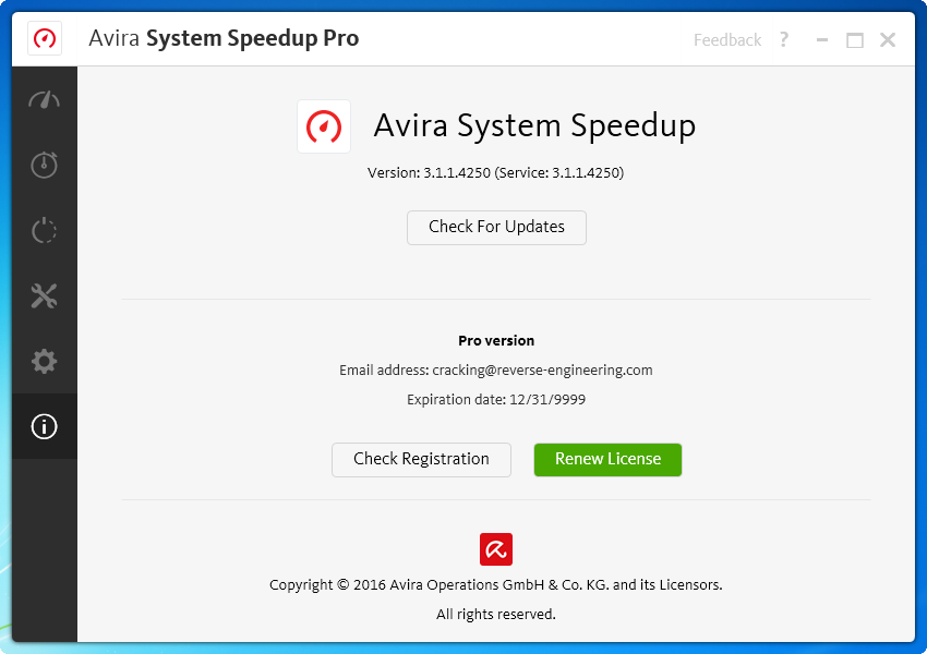 Avira System Speedup Pro 3.1.1.4250 | Katılımsız