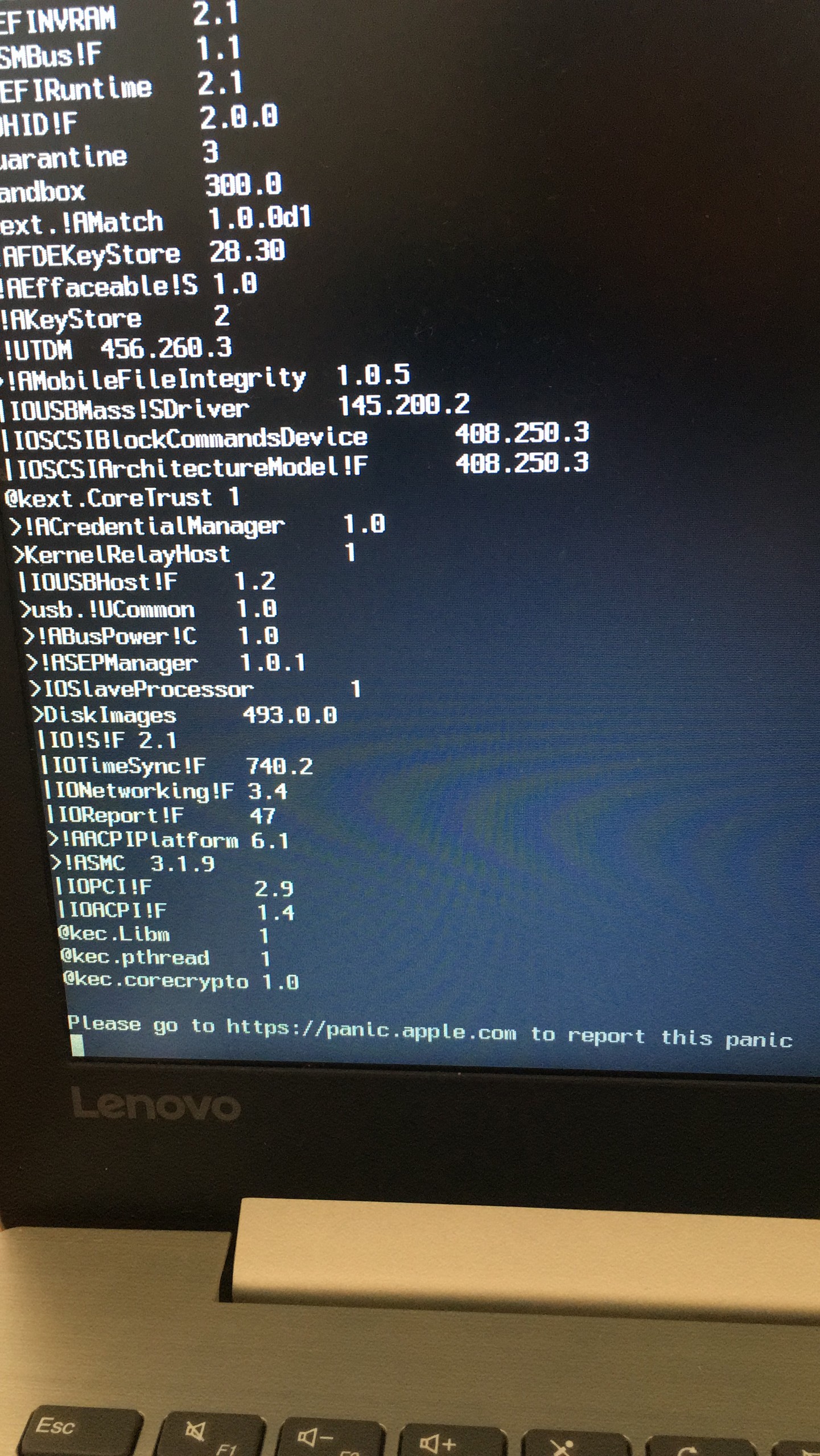 ÇÖZÜLDÜ - macOS Mojave Kurulumda Kernel Panic Hatası - osxinfo.net ...