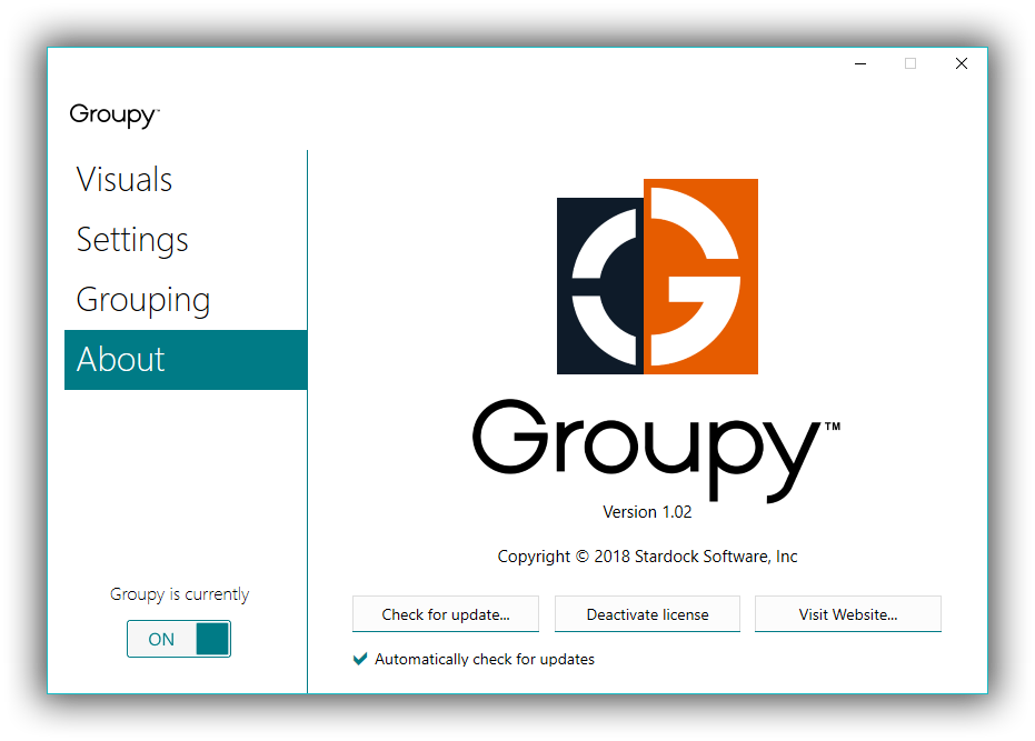 Stardock Groupy 2.1 for mac download