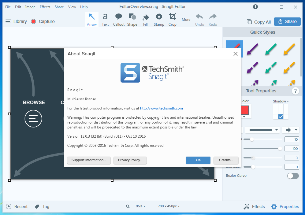 Snagit 13.0.3 Build 7011 | Katılımsız