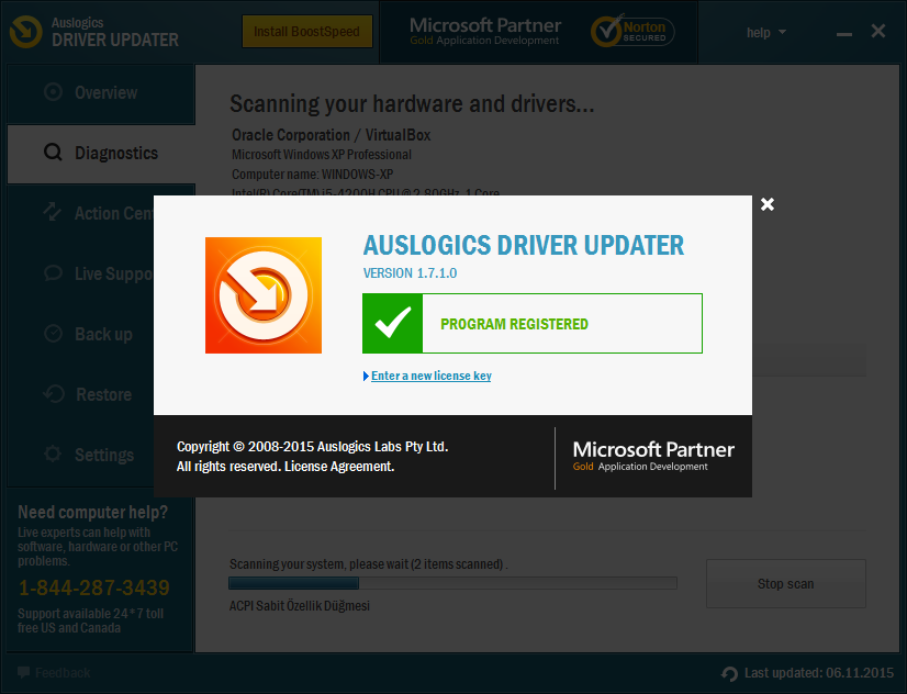 Auslogics Driver Updater 1.7.1.0 | Katılımsız