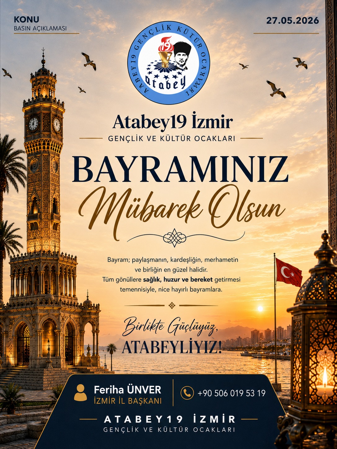 Kurban Bayramı Mesajı!