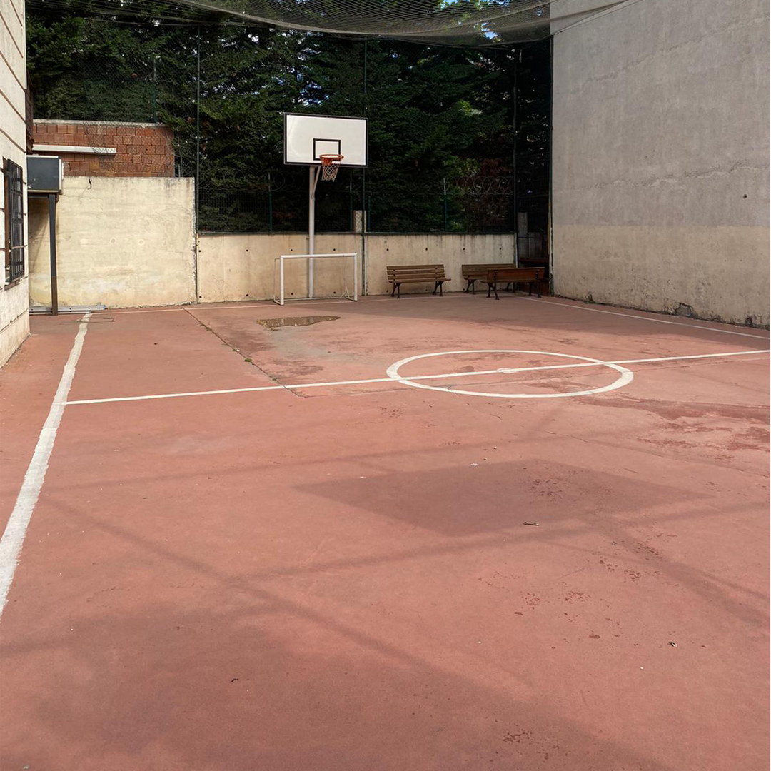 cagina  anadolu lisesi basketbol sahası 2