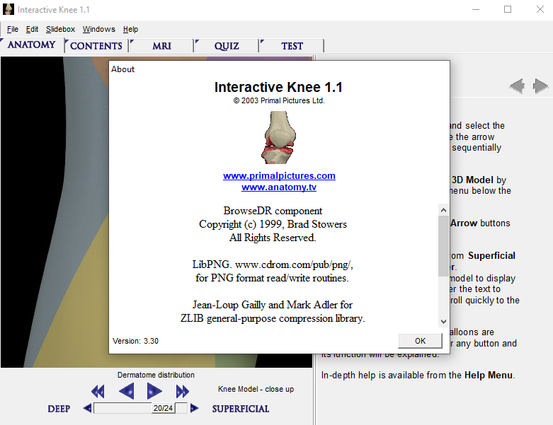 Primal Pictures Interactive Knee 1.1 3.30 | PORTABLE