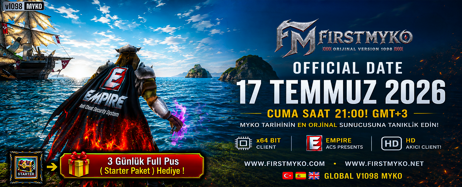 Fırstmyko Elbaph | Yeni Efsane Başlıyor | V1098 Myko | 17.07.2026 | 21:00 Offi̇ci̇al banner