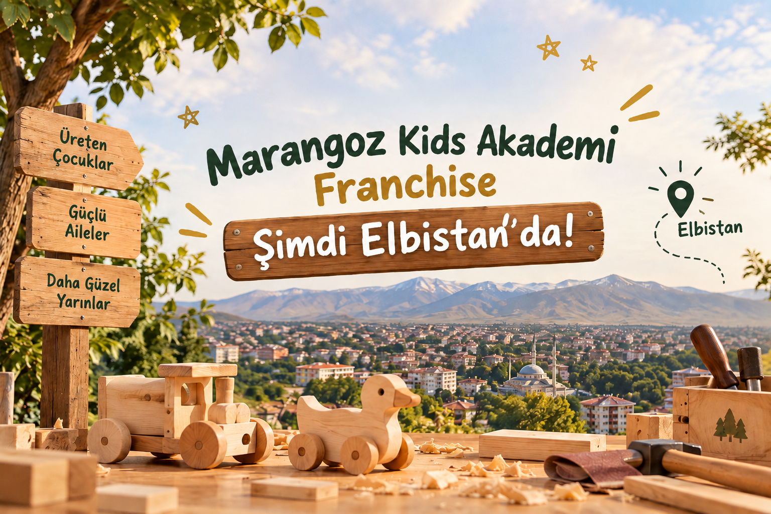 Marangoz Kids Akademi Elbistan franchise haberine ait kapak görseli