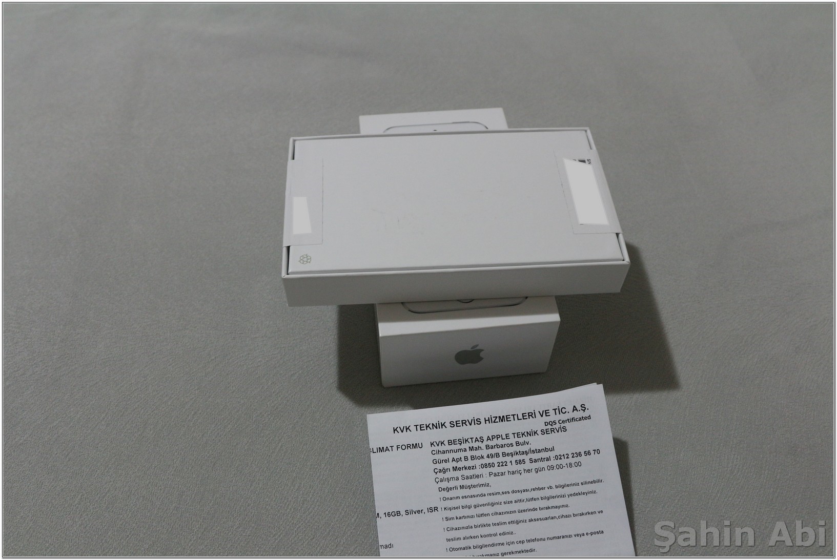 ---SATILDI---SIFIR iPhone 5S 16GB Gümüş Gri (Faturalı,Garantili,Kutusunda)