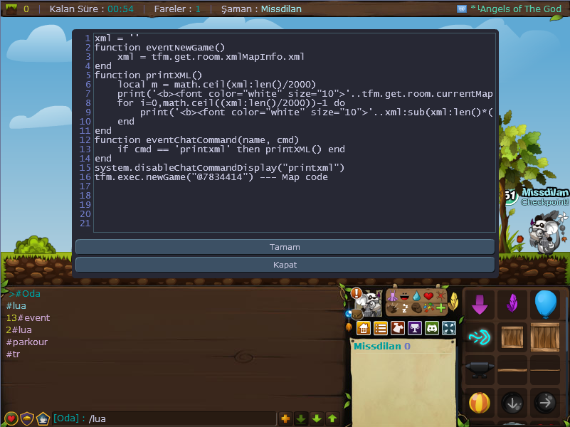 [Script] Getting XML of Maps