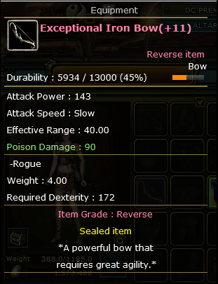 +9 Exceptional Iron Bow [Rev.+11]