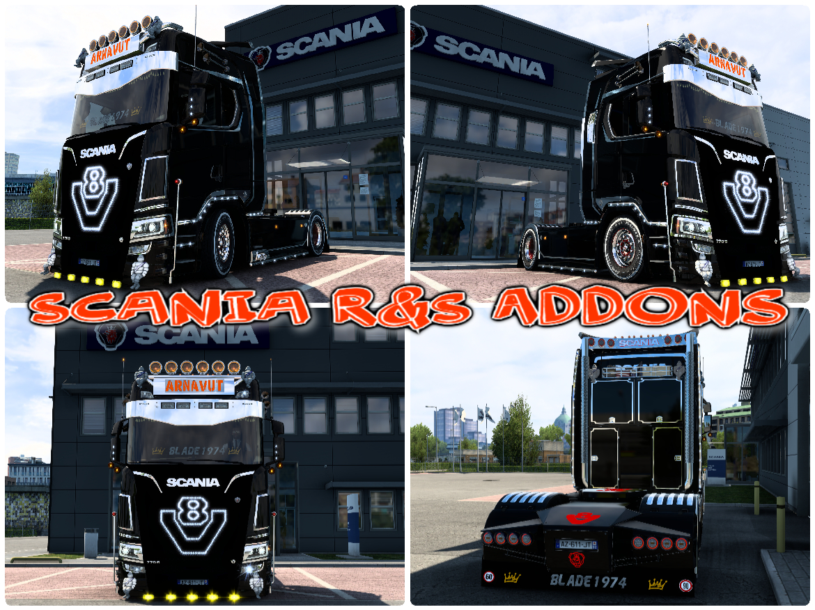 Scania R-S Addons v5.8 (1.42.x) for ETS2