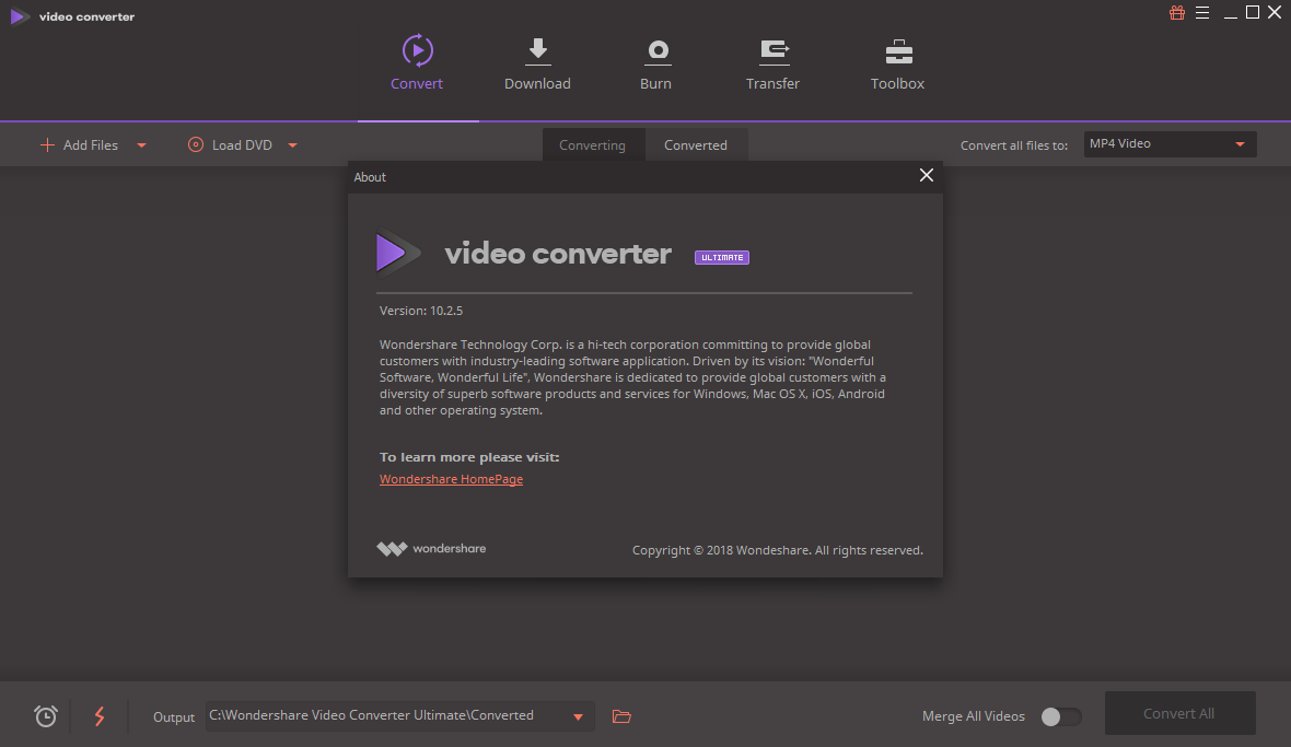 Wondershare Video Converter Ultimate 10.2.5.166 | Katılımsız