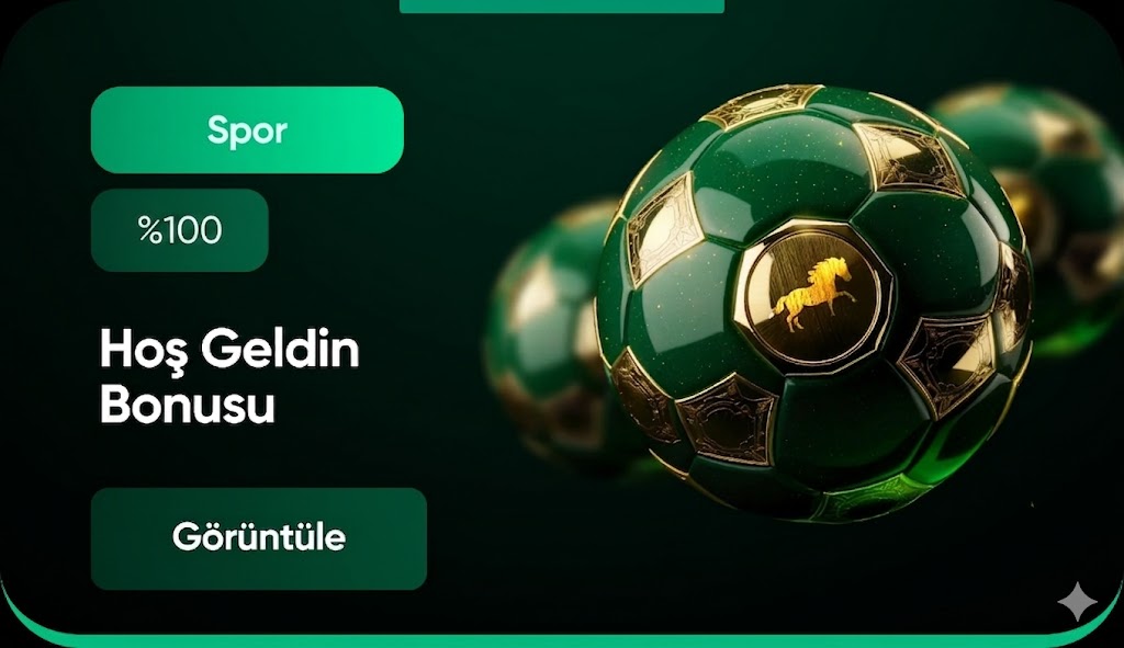 %100 HOŞGELDİN SPOR BONUSU