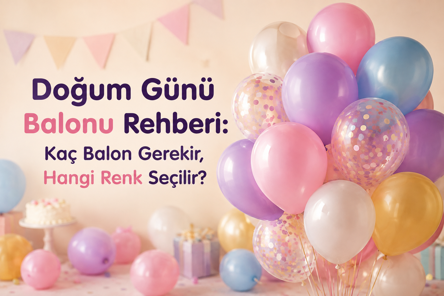 Doğum Günü Balonu Rehberi: Kaç Balon Gerekir, Hangi Renk Seçilir?