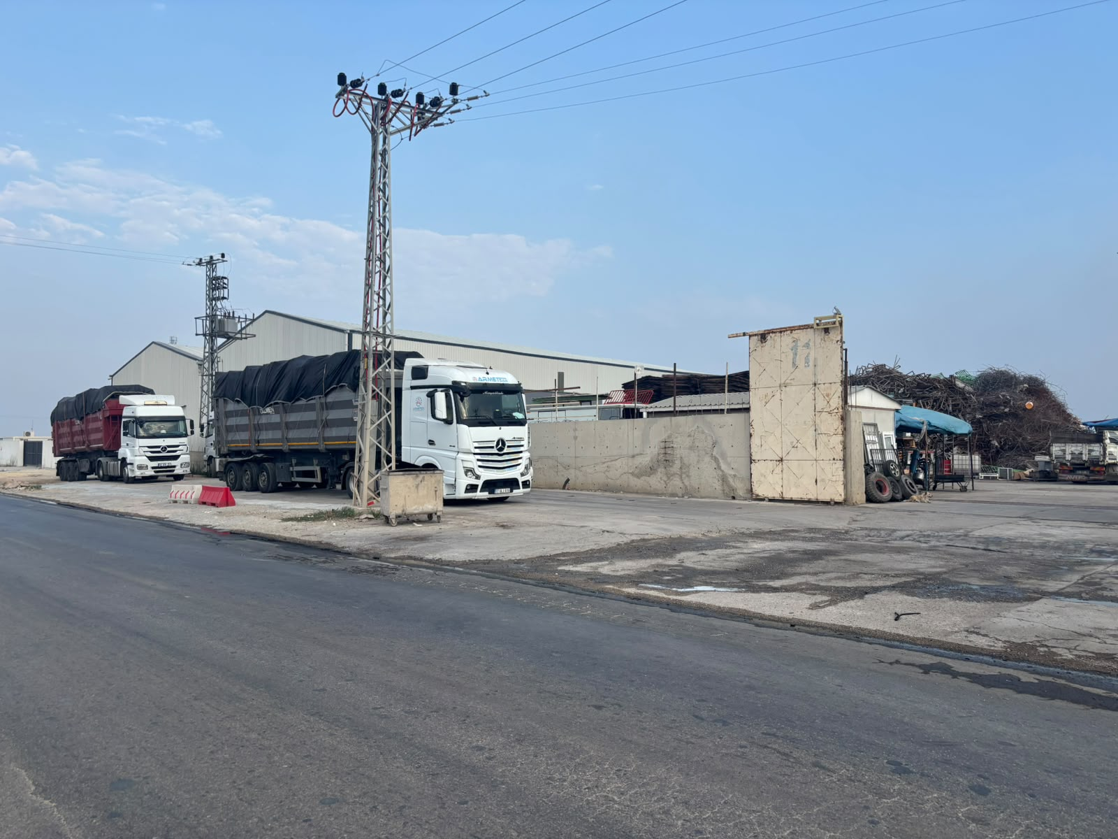 ARMETSAN geri dönüşüm tesis ve çalışma alanı