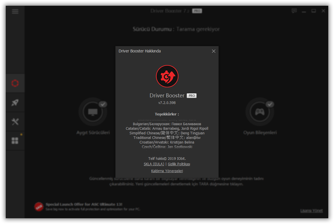 IObit Driver Booster Pro 7.2.0.598 | Katılımsız