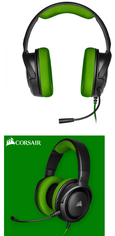 Corsair HS35 Stereo Yeşil CA-9011197-EU Kablolu Gaming Kulaklık