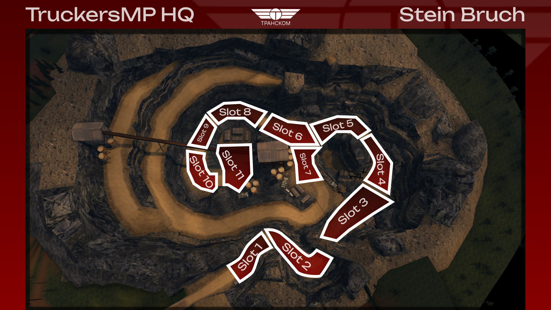 TruckersMP HQ (Stein Bruch) Slot 1-11