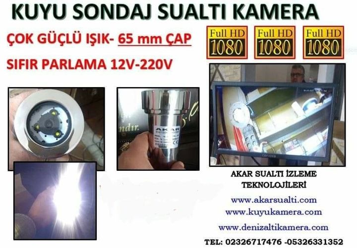 kuyu sondaj kamerası 05326331352