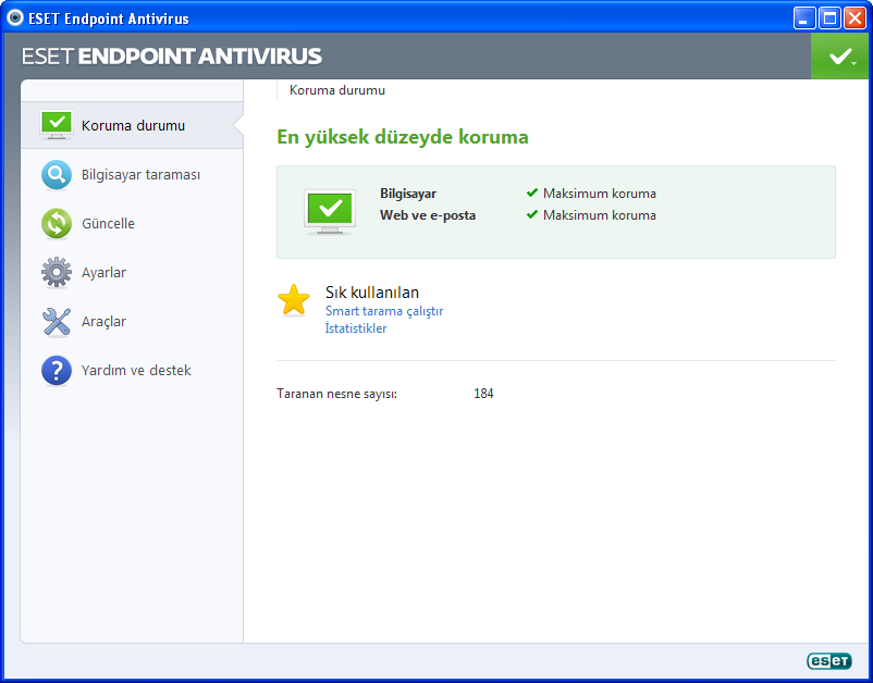 ESET Endpoint Antivirus 5.0.2265.1 TR (30.07.2016) | Katılımsız