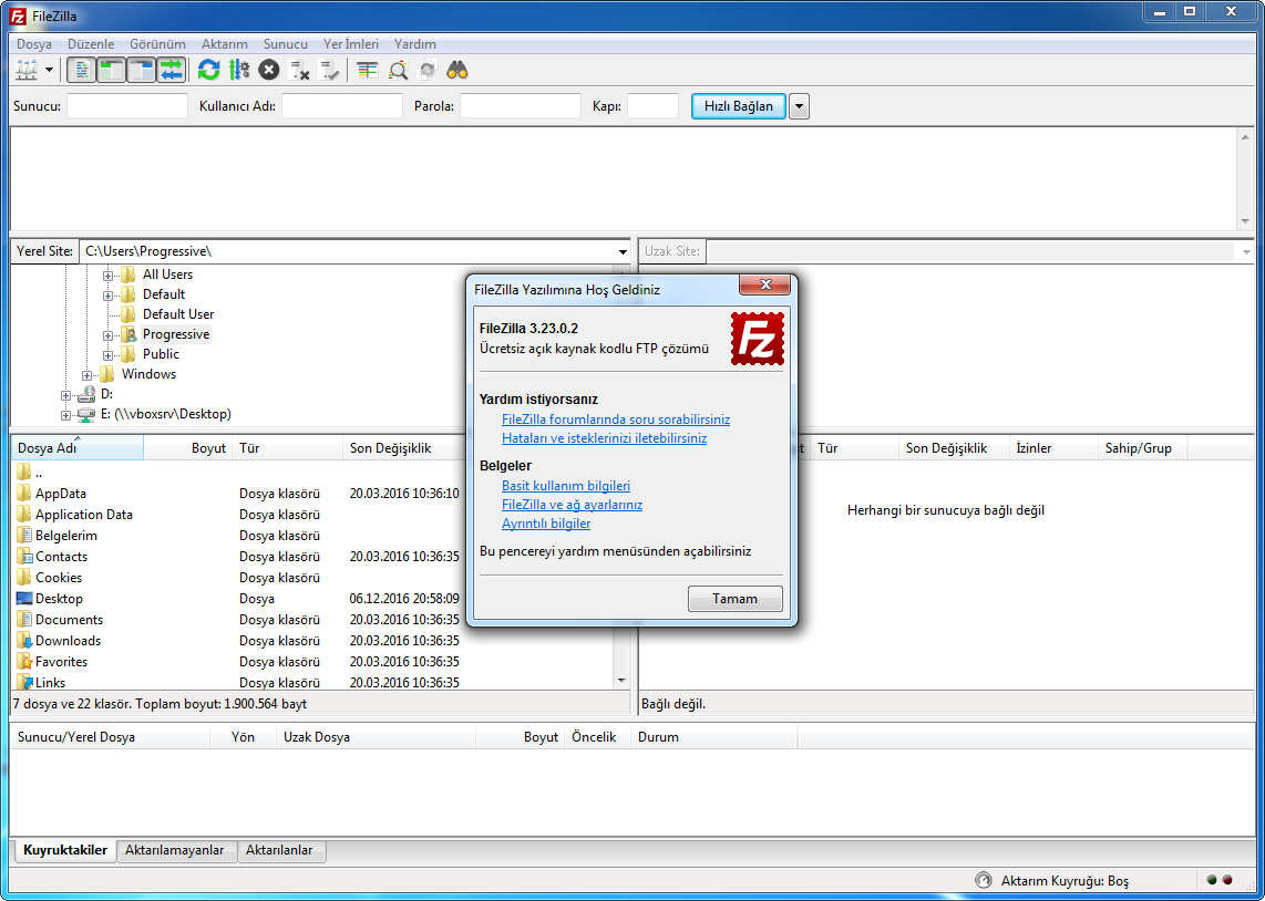 FileZilla 3.29.0 Final | Katılımsız